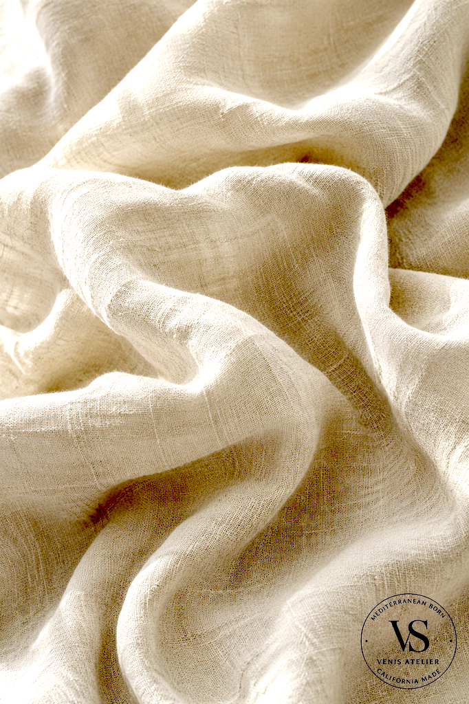 Linen Texture Close-Up