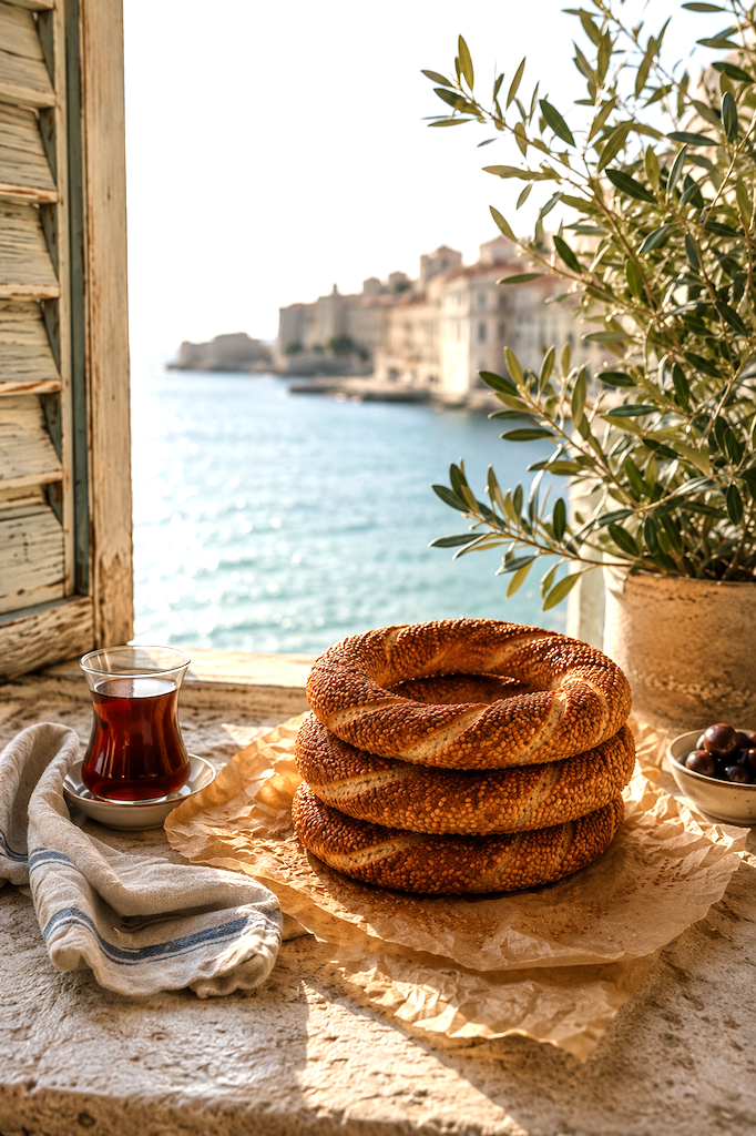 Sesame ring bread