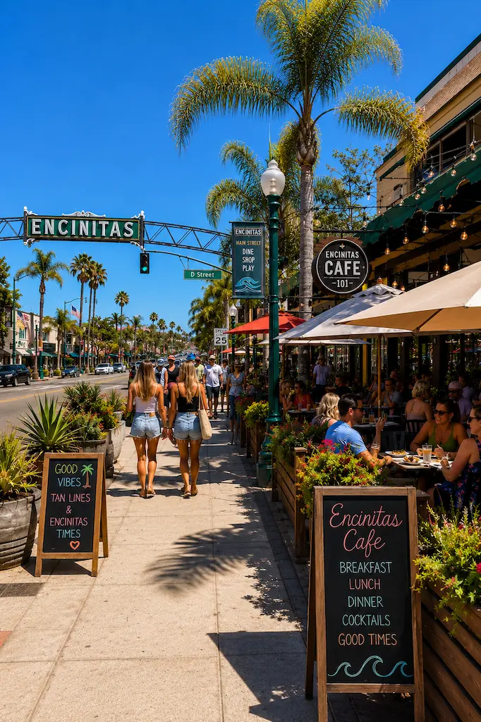 Encinitas, California Main Street