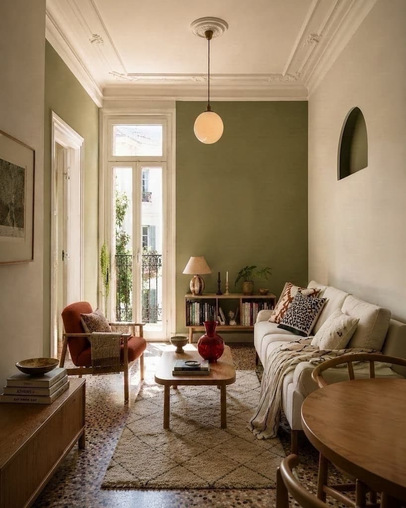 Green living room