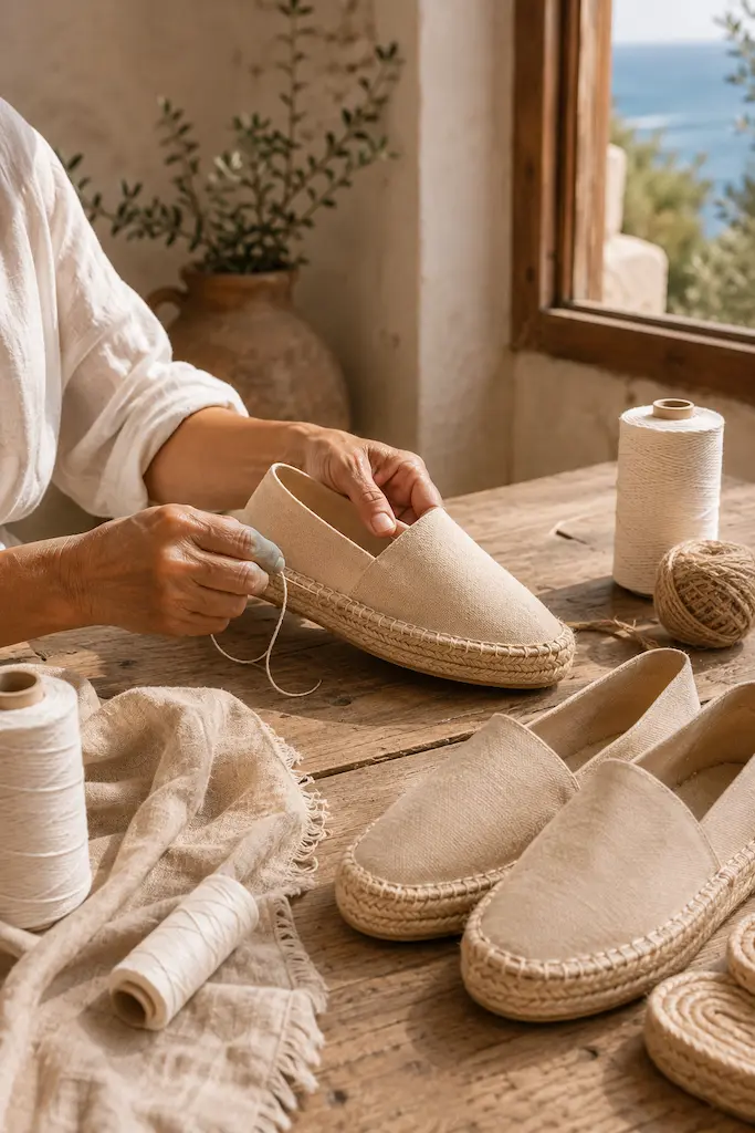 Making of shoes