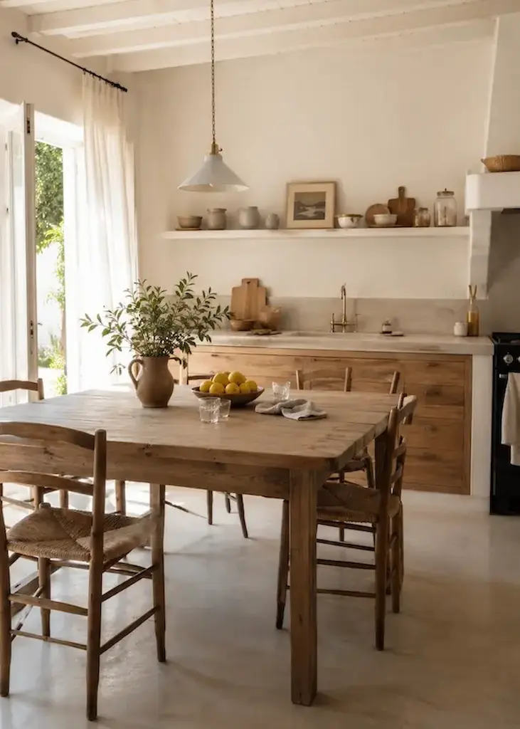 Rustic Mediterranean kitchen