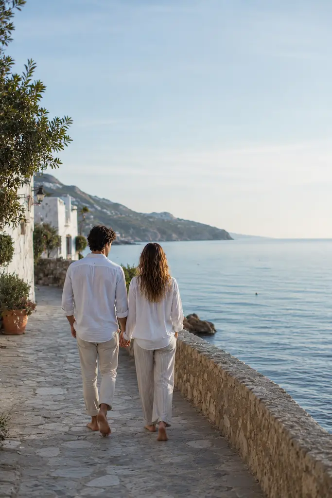 Walking Couple