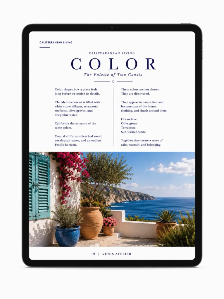 CALITERRANEAN LIVING 7 COLOR