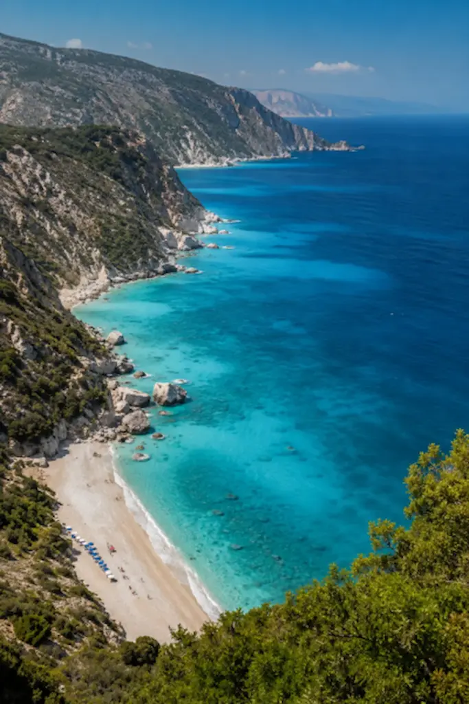 Myrtos Beach in Kefalonia