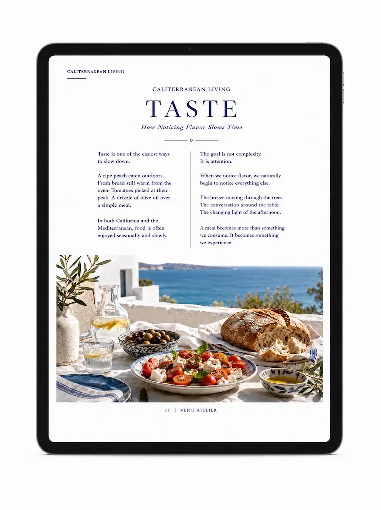 CALITERRANEAN LIVING 6 TASTE