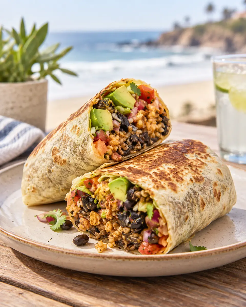 Baja fish burrito, coastal Baja food favorite