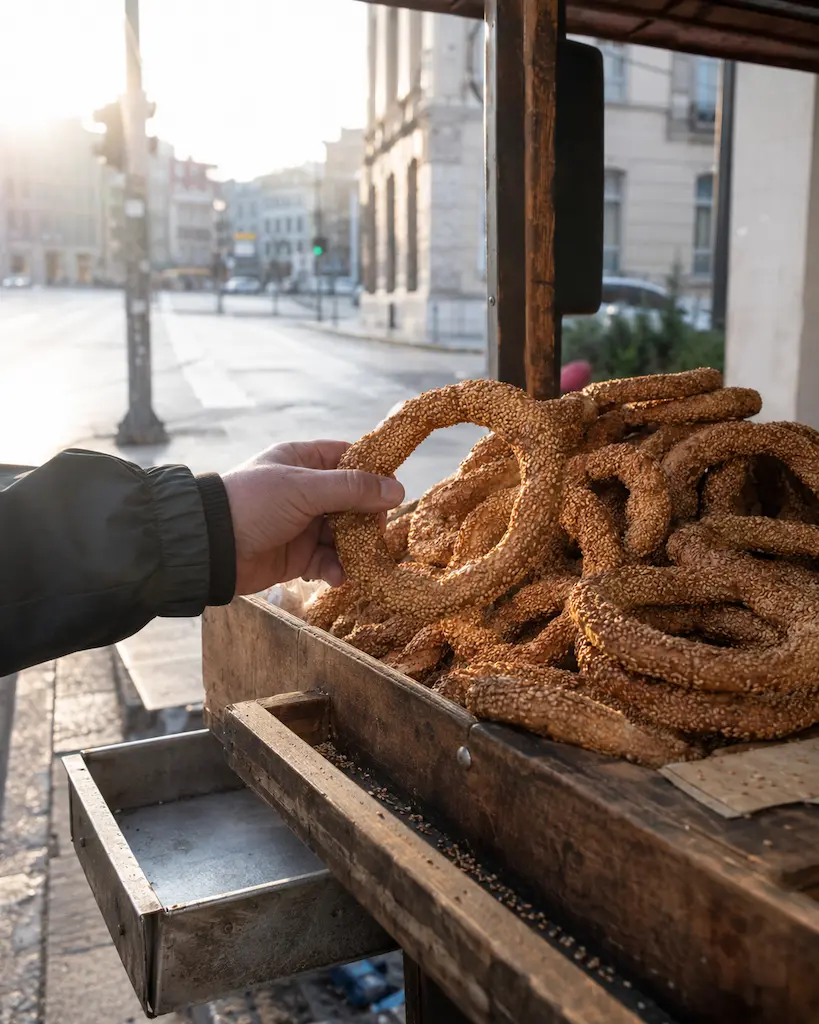 Thessaloniki street breakfast