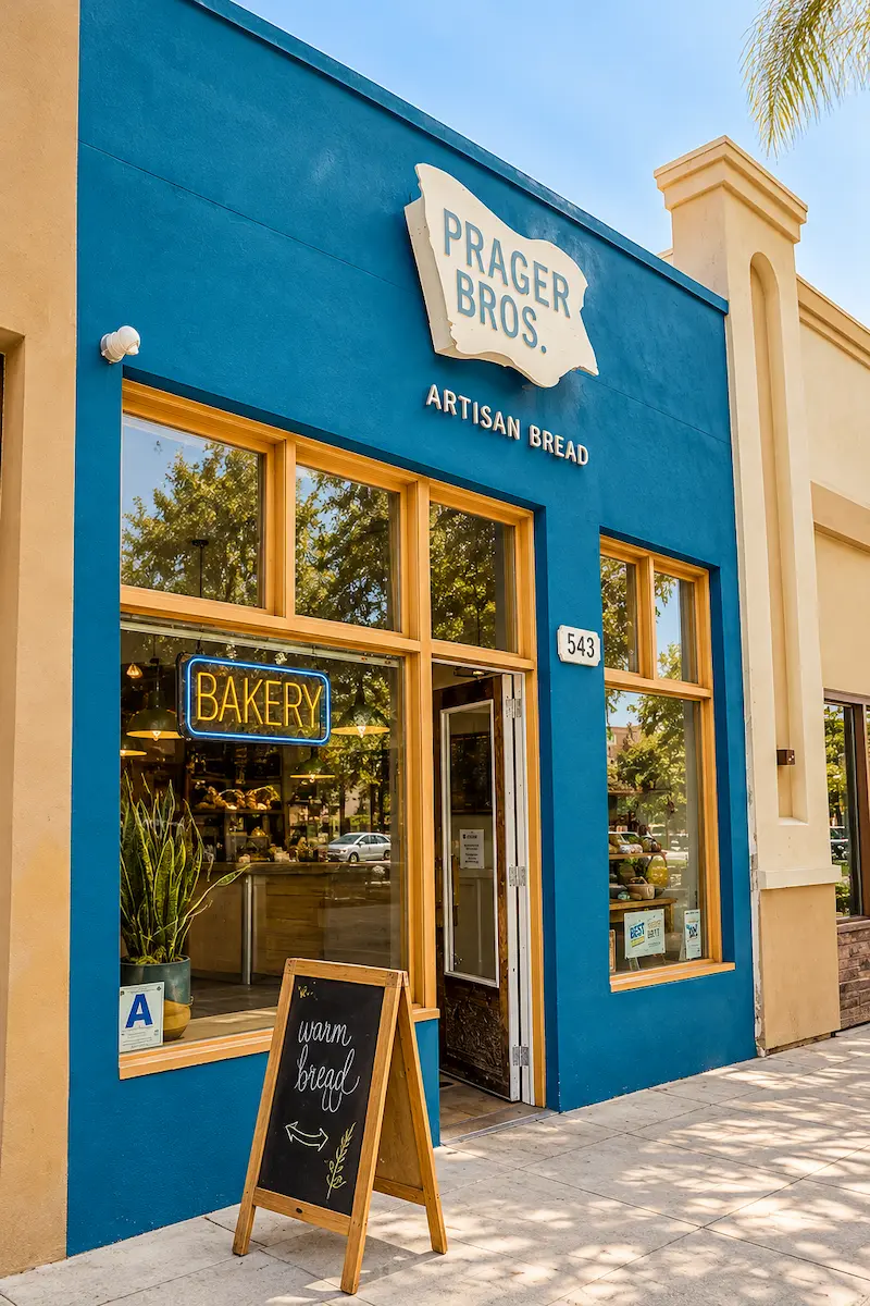 Prager Brothers bakery in North County San Diego.